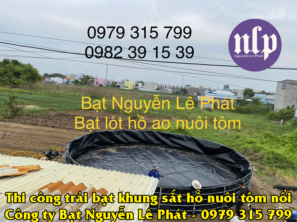 Bể Bạt Nuôi Ốc, Nuôi Lươn Ếch Khung Sắt Trên Cạn