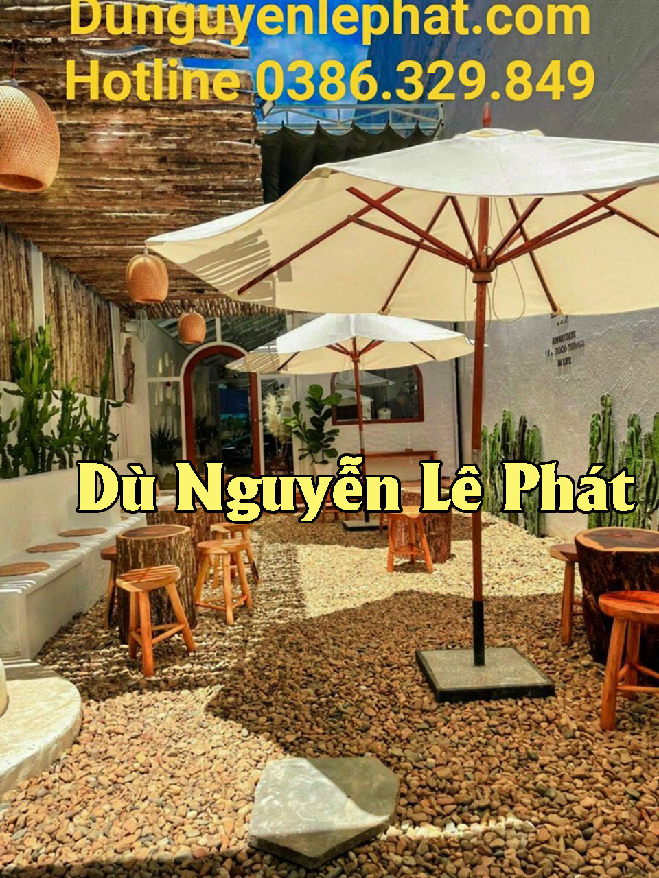 Giá Dù Che Nắng Ngoài Trời Quán Cà Phê Tại Nhà Bè