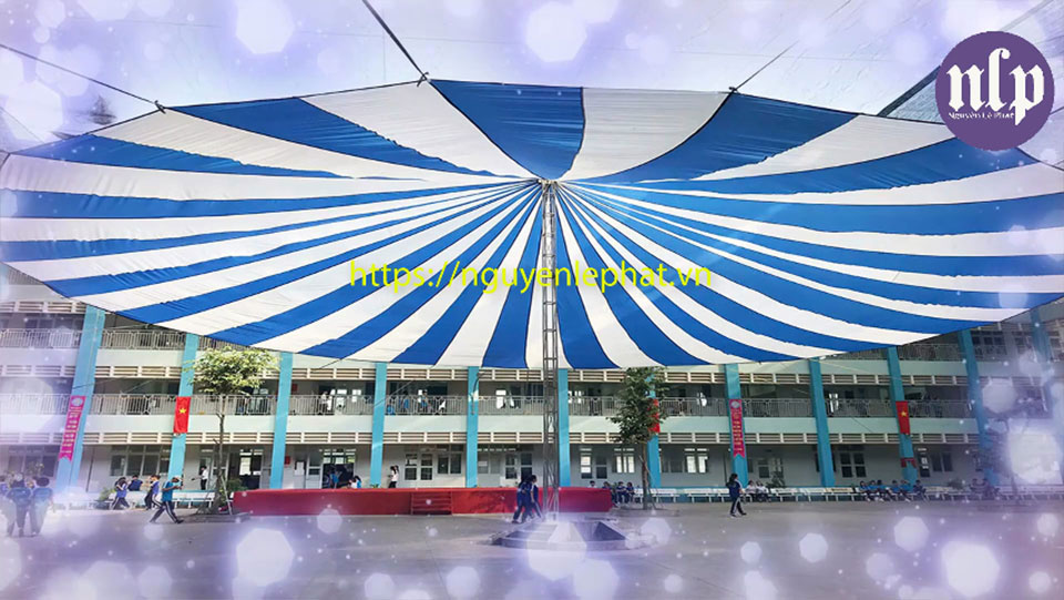 Thi Công Mái Che Bạt Căng Cho Sự Kiện Ngoài Trời Thi Công Mái Che Bạt Căng Cho Sự Kiện Ngoài Trời