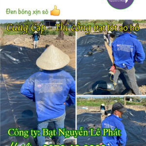 Bạt HDPE Lót Ao Hồ Chứa Nước Tưới Cây Nuôi Cá tại Thái Nguyên