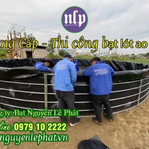 Bạt Lót Ao Hồ Chứa Trữ Nước Ngọt Sinh Hoạt tại Trà Ôn, Tam Bình Vĩnh Long