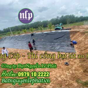 Bạt HDPE Lót Ao Hồ Chứa Nước Tưới Cây Nuôi Cá tại Thái Nguyên