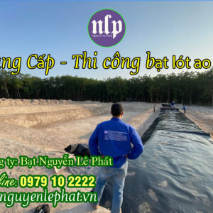 Bạt lót hồ chứa nước HDPE 0,5mm Đồng Phú