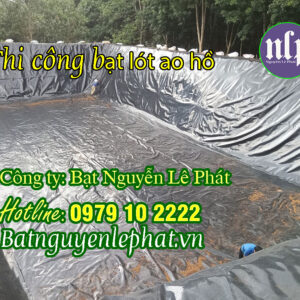 Bạt lót hồ chứa nước HDPE 0,5mm Đồng Phú