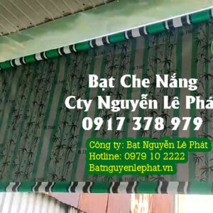 Bạt che nắng mưa, bạt mái thả che tự cuốn quận 12 tphcm
