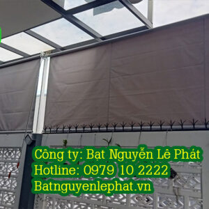 Rèm bạt che ban công chung cư