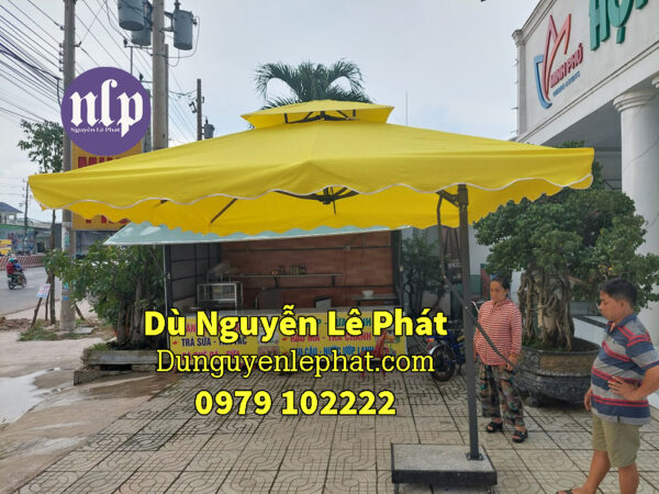 Dù Che Nắng Ngoài Trời, Dù Che Quán Cafe Phú Giáo, Thay Vải Bạt Áo Dù Tại Phú Giáo