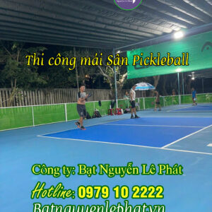 Mái Bạt Che Nắng Mưa Sân Chơi Pickleball, Tennis