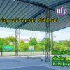 Thi công mái che Sân Pickleball Tennis Cầu Long