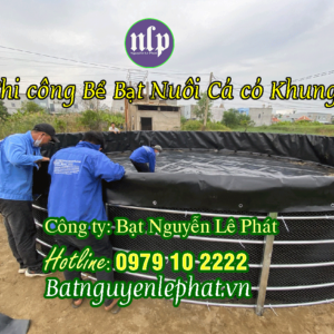 Bể bạt nuôi cá có khung Hà nội TPHCM
