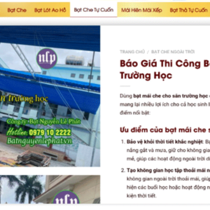 Mái che sân trường học
