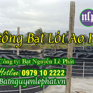 Bạt Lót Ao Hồ Chứa Nước Nuôi Cá Tôm Tiền Giang 0.75mm