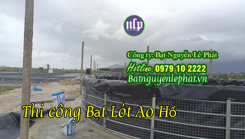 Bể bạt nuôi tôm, Bạt phủ lót ao tôm giá bao nhiêu
