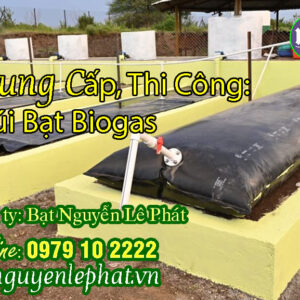 Túi khí Biogas làm bằng bạt nhựa HDPE
