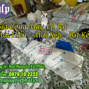 May Ép Bạt Mái Hiên Mái Xếp, May Bạt Kéo tại Tây Ninh Giá Rẻ