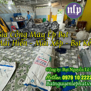May Ép Bạt Mái Hiên Mái Xếp, May Bạt Kéo tại Tây Ninh Giá Rẻ