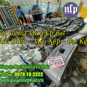 May Bạt Mái Hiên Mái Xếp Bến Cát, May Bạt Kéo Che Nắng tại Bến Cát
