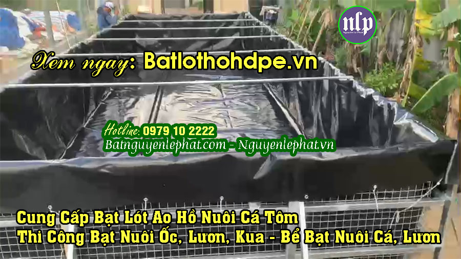 Xưởng bể bạt HDPE