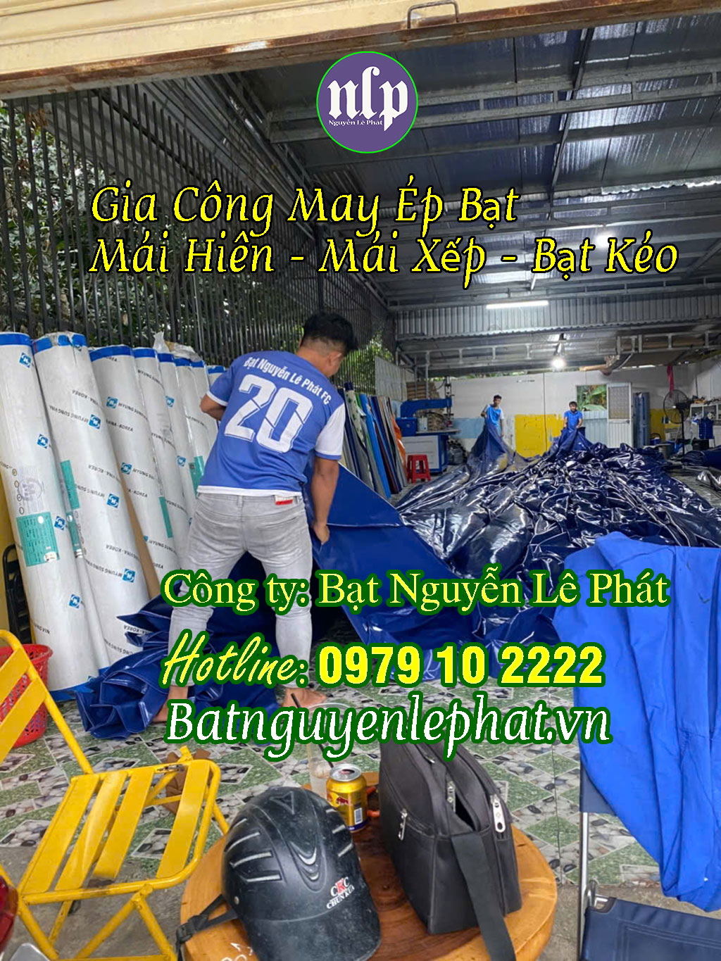 May Ép Bạt Mái Hiên Mái Xếp, May Bạt Kéo Che Nắng Mưa Ngoài Trời Tại Trà Vinh