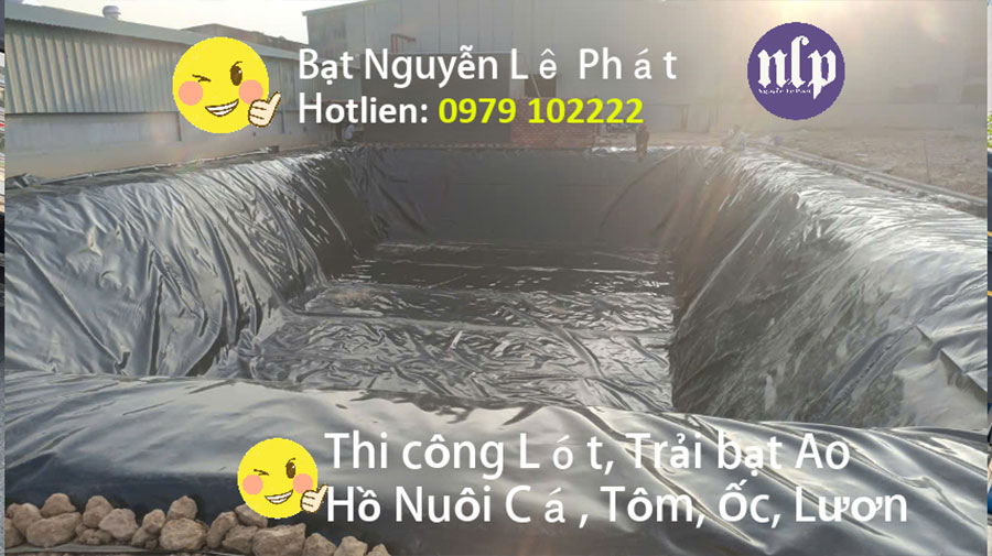 Bạt Lót Ao Hồ Chứa Nước Tưới tại Bảo Bình, Cẩm Mỹ - Đồng Nai