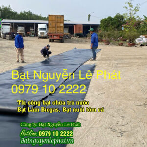 Bạt Nhựa HDPE Lót Ao Hồ Chứa Nước Tưới Cây, Nuôi Cá Tại Bình Long