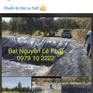 Bạt Nhựa HDPE Lót Ao Hồ Chứa Nước Tưới Cây, Nuôi Cá Tôm tại Điện Biên