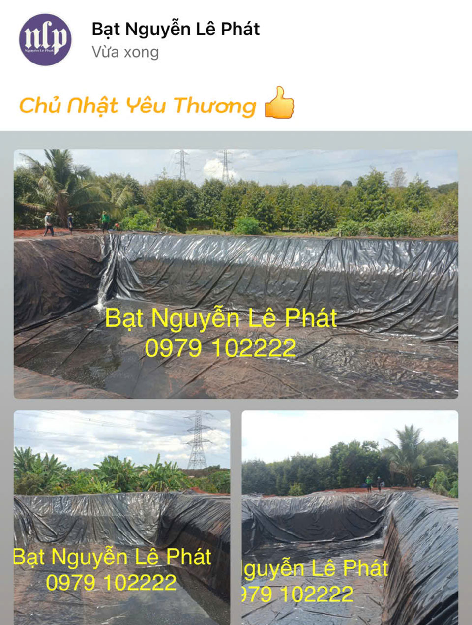 Bạt Nhựa HDPE Lót Ao Hồ Chứa Nước Tưới Cây, Nuôi Cá Tôm tại Điện Biên