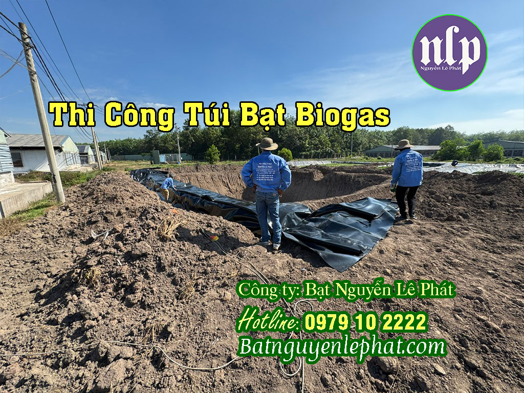 Túi biogas Xử Lý Chất Thải Nuôi Heo, Gà Vịt tại Bù Đăng Bù Đớp