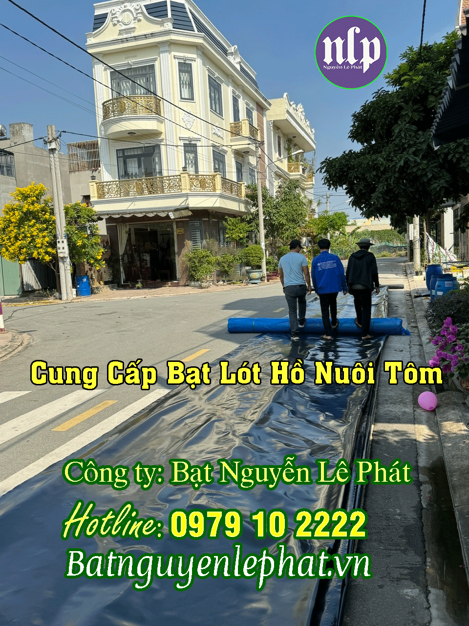 Bạt Lót Ao Hồ Chứa Nước Tưới Cây Nuôi Cá Tôm tại Đồng Tháp