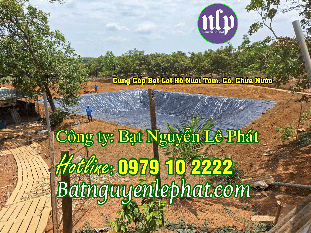 Giá thi công bạt lót hồ cây số 9 đồng xoài