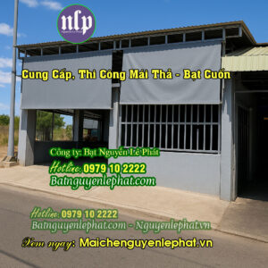 Bạt thả che nắng mưa