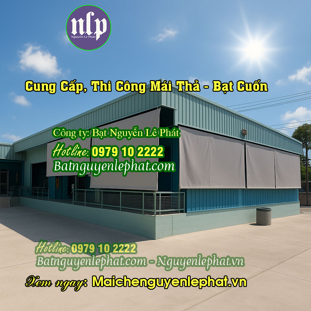 Bạt thả che nắng mưa