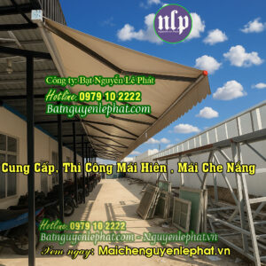 Bạt che nắng quay tay