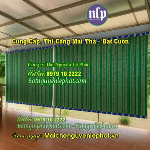 Bạt mái thả che nắng mưa