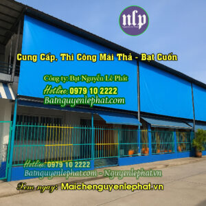 Bạt mái thả che nắng mưa