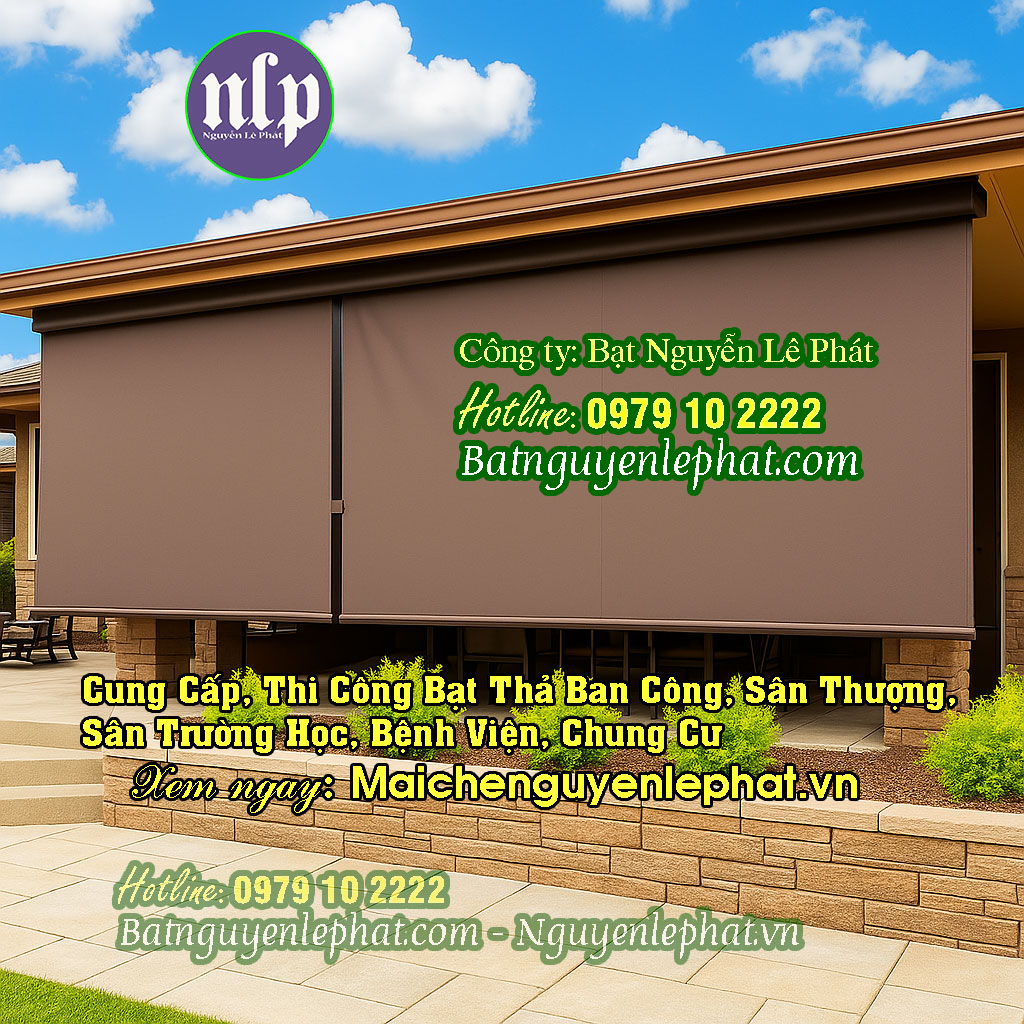 Bạt thả ban công sân thượng