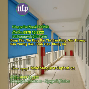 Bạt mái thả ban công sân thượng