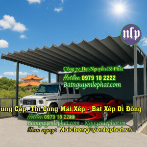 Lắp bạt mái che nhà để xe
