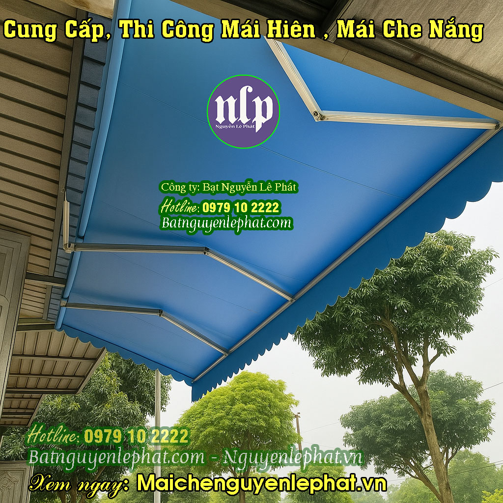 Bạt mái hiên che nắng