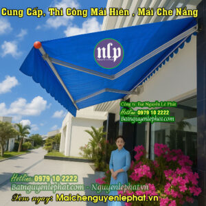 Mái hiên mái che nắng mưa trước nhà