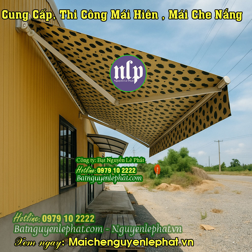 Mái hiên mái che quay tay