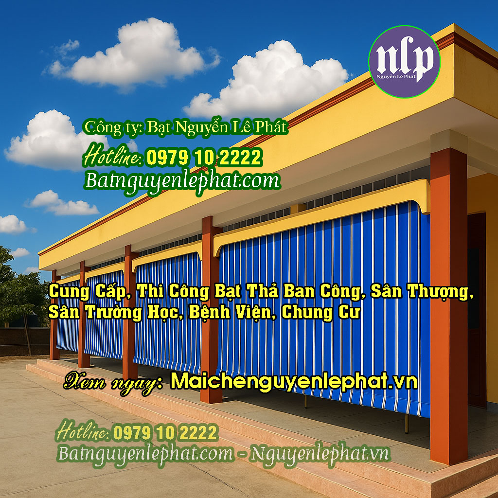 Thay bạt quay tay kéo dây Thay bạt quay tay kéo dây