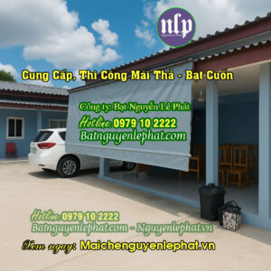 Rèm bạt thả che nắng mưa