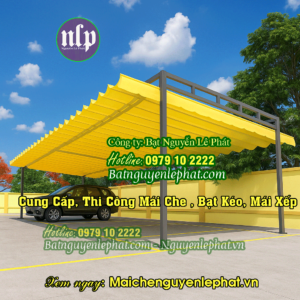 thi công bạt kéo di động