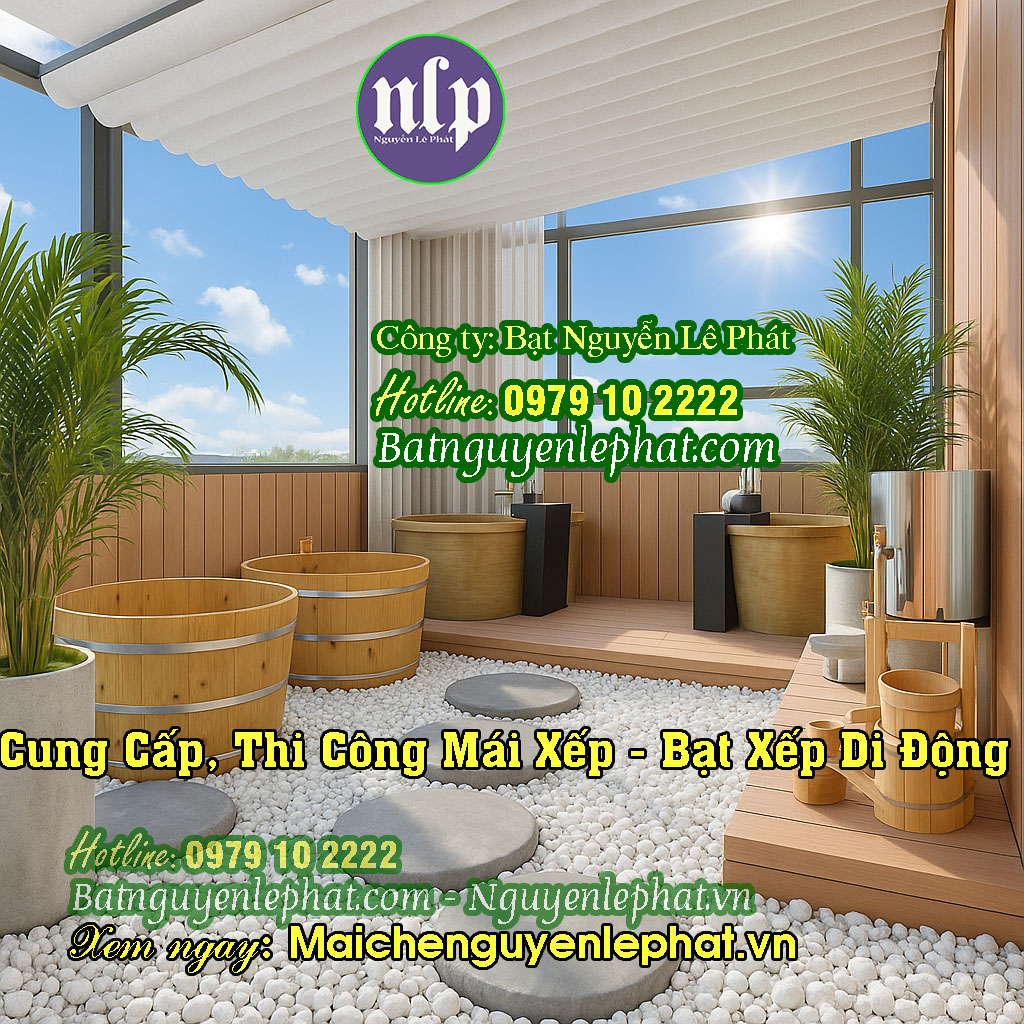 MÁI HIÊN CHE NẮNG QUAY TAY Thảo Điền Quận 2