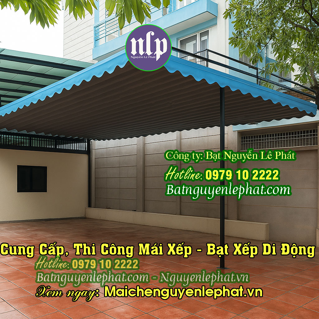Lắp bạt mái che nhà để xe