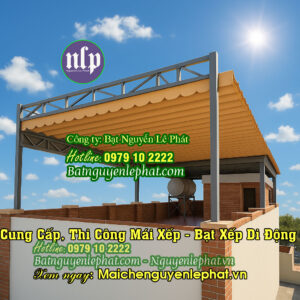 Lắp đặt mái hiên mái xếp