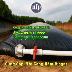 Thi Công Túi Bạt Biogas Trang Trại Tại Sông Hinh Phú Yên