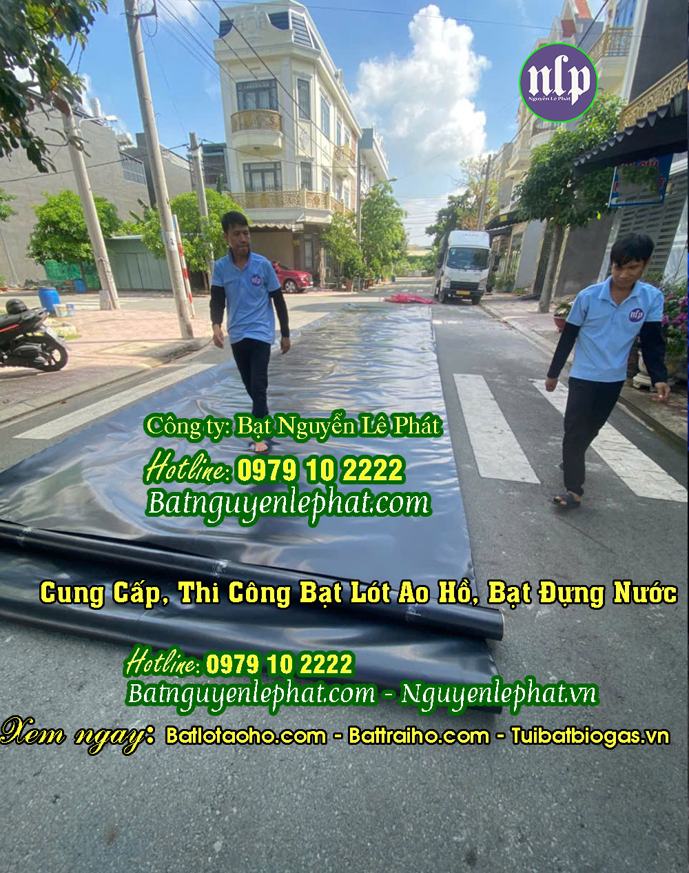 Bạt Lót Ao Hồ Tưới Cây Tại Đức Liễu