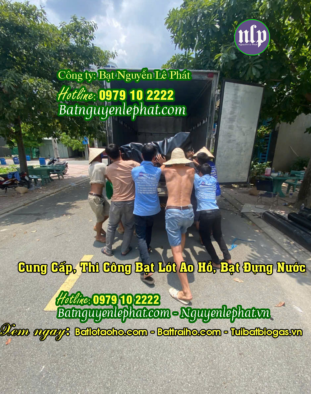 Bạt Lót Ao Hồ Chứa Đựng Nước Tưới Cây tại Đức Liễu